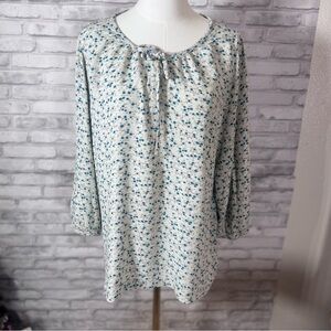 Floral Loose Peasant Top
